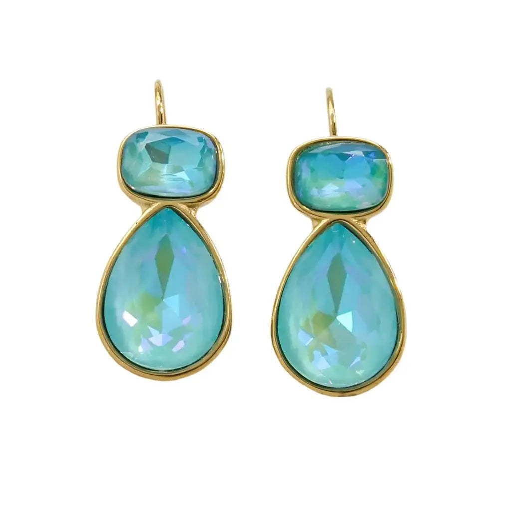 14 KT Gold Plated Waterdrop Earrings TK GOLD