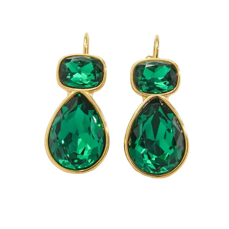 14 KT Gold Plated Waterdrop Earrings - TK GOLD 