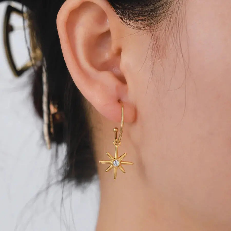 Minimalistic 18KT Gold Plated Earrings TK GOLD